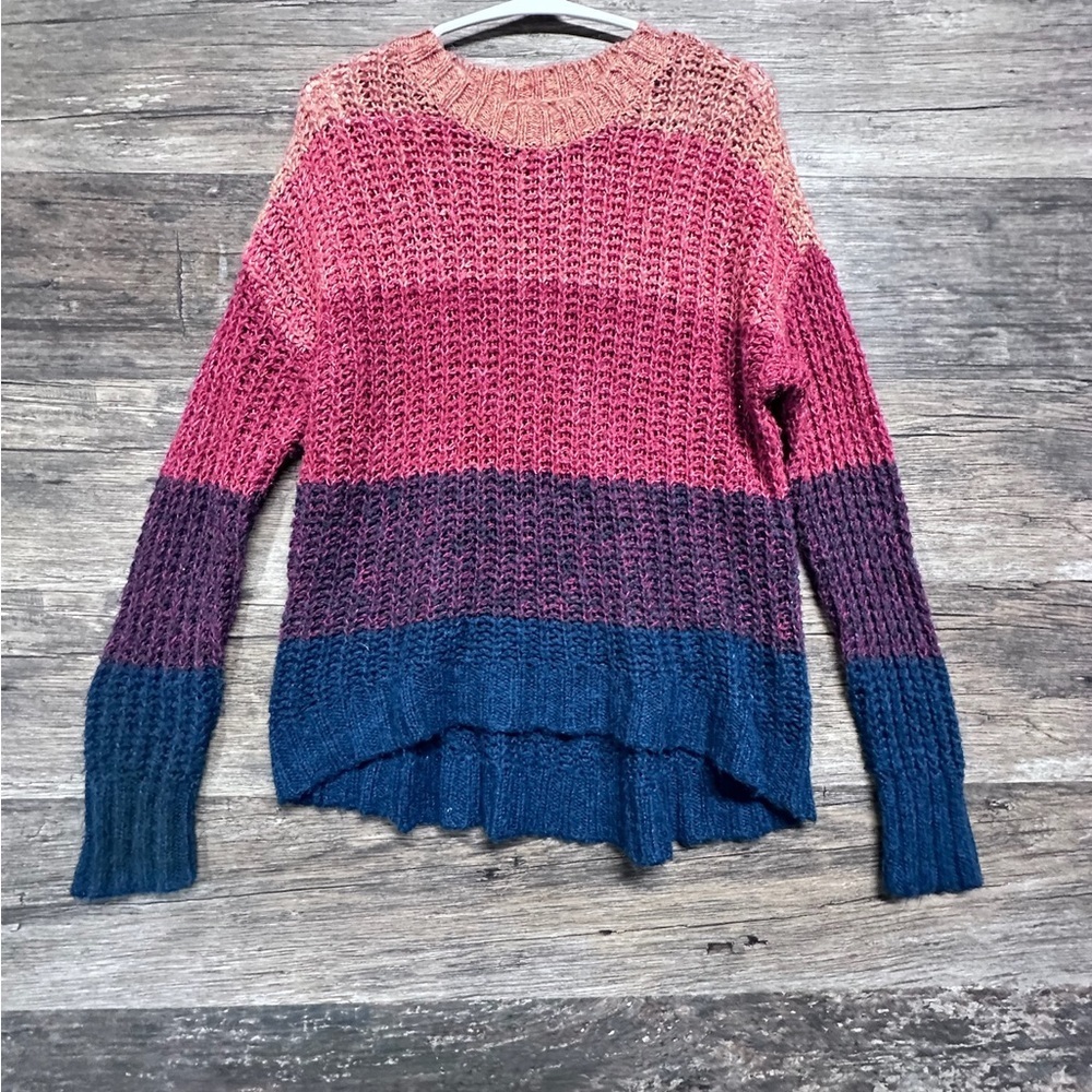 American Eagle Outfitters Striped Crew Neck Sweater